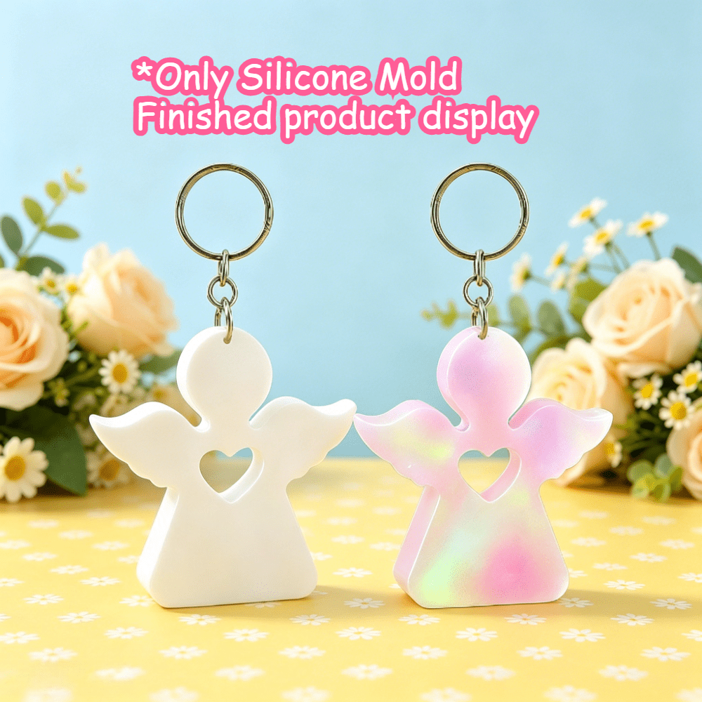 Candle Making Factory - قالب سيليكون مجوف على شكل ملاك