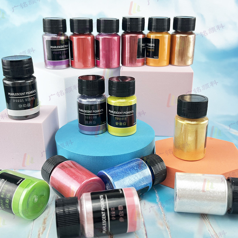 Candle Making Material - 24 ألوان بيرليسسينت مسحوق الايبوكسي الراتنج