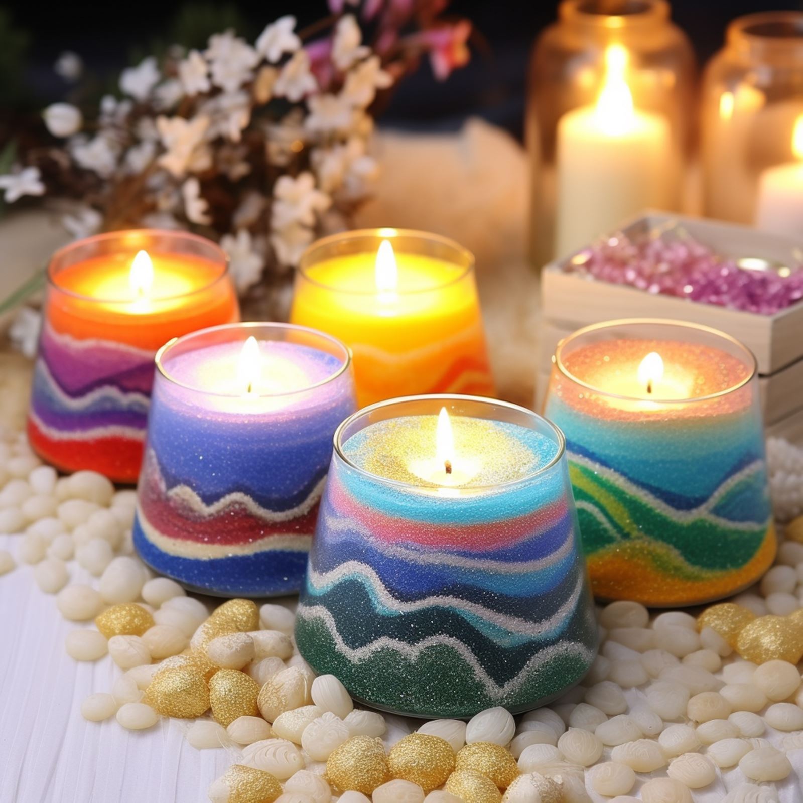 100/150/200/500/1000 جرام شمع  - مراجعة Candle Making Material وسعره