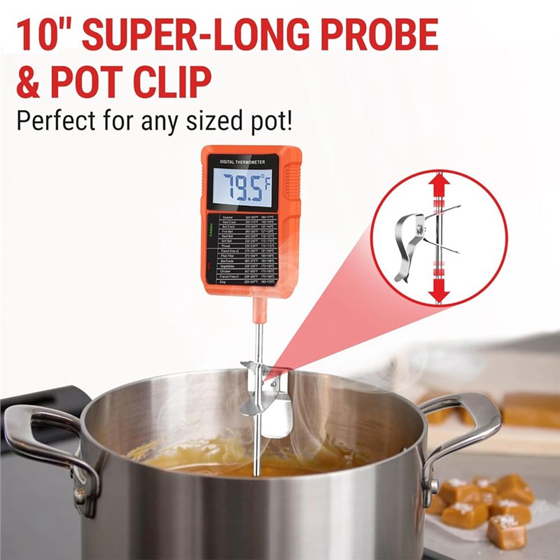 ترمومتر رقمي مقاوم للماء TP510 - مراجعة Thermometer Candy Candle وسعره