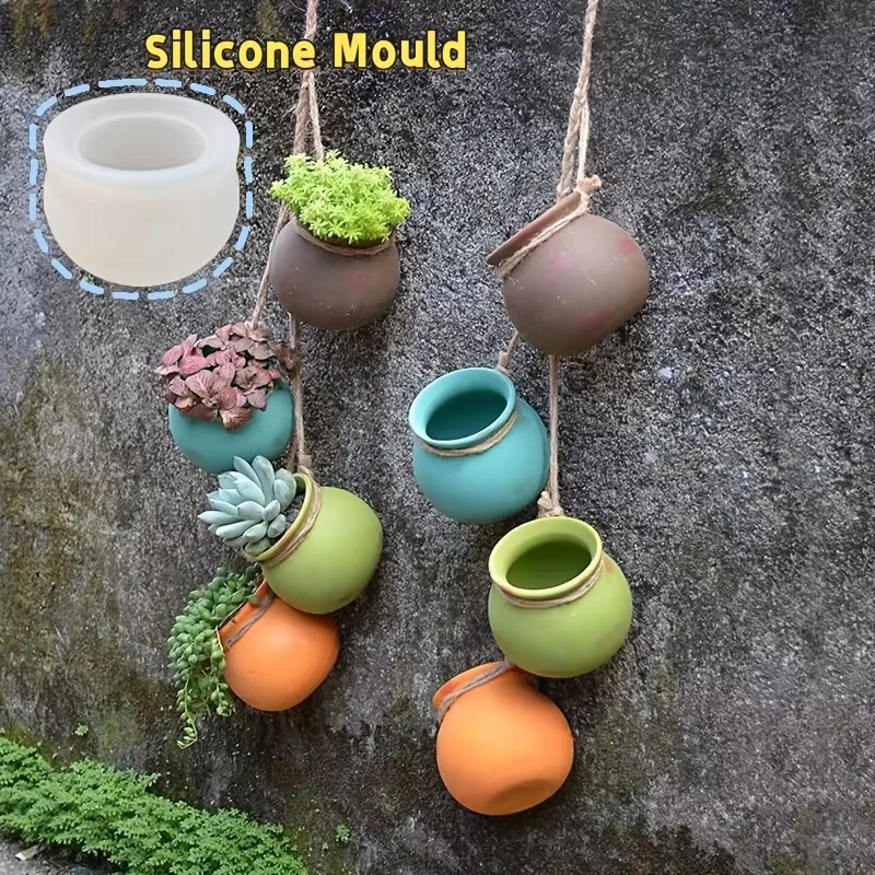 قوالب أصص الزهور السيليكونية،  - مراجعة Candle Making Diy وسعره
