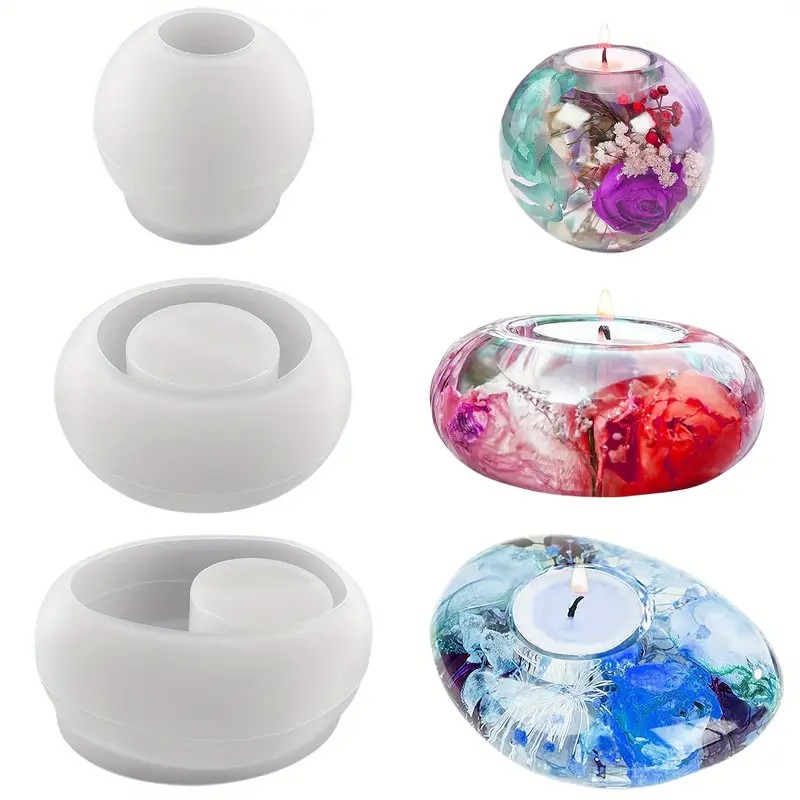 Tealight شمعة حامل الراتنج قال - مراجعة Candle Making Factory وسعره