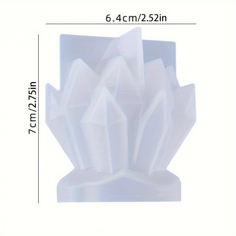 1pcCrystal العنقودية الزخرفية  - مراجعة Candle Making Moulds وسعره