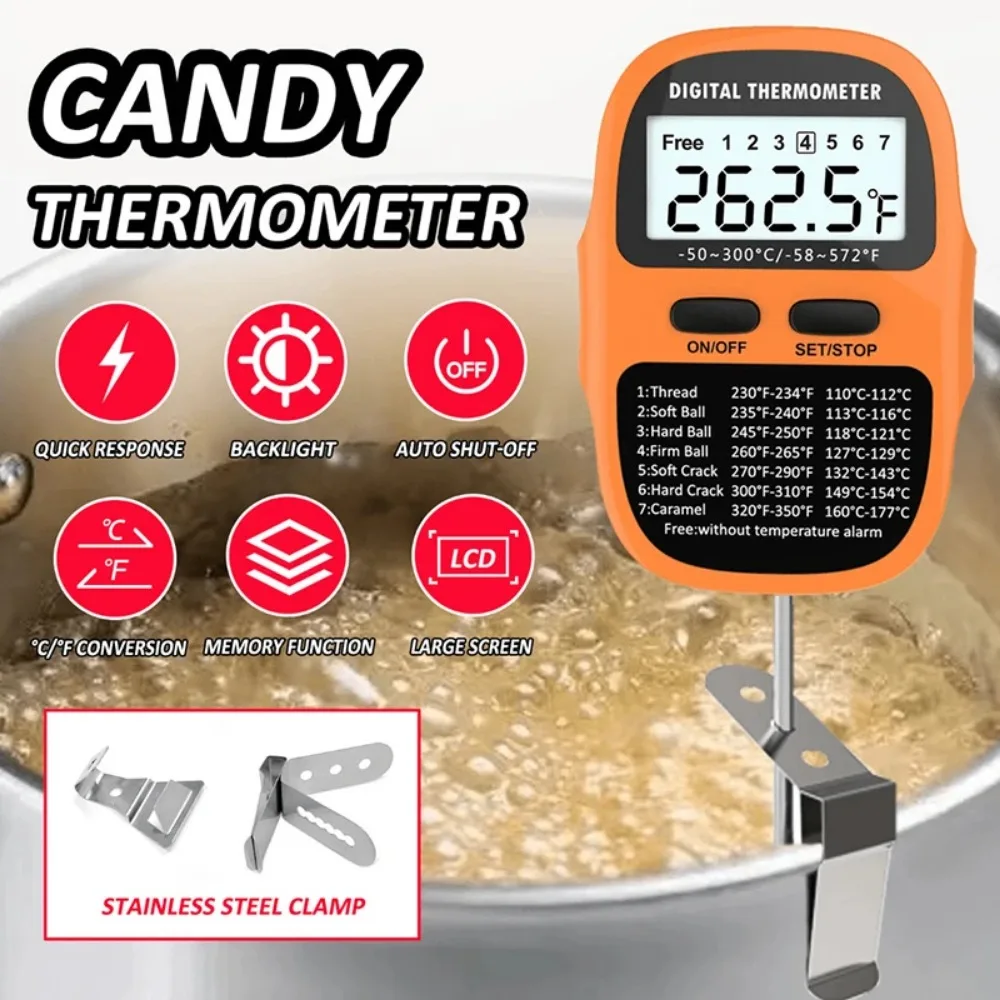 ميزان حرارة رقمي للمطبخ، ميزان - مراجعة Thermometer Candy Candle وسعره