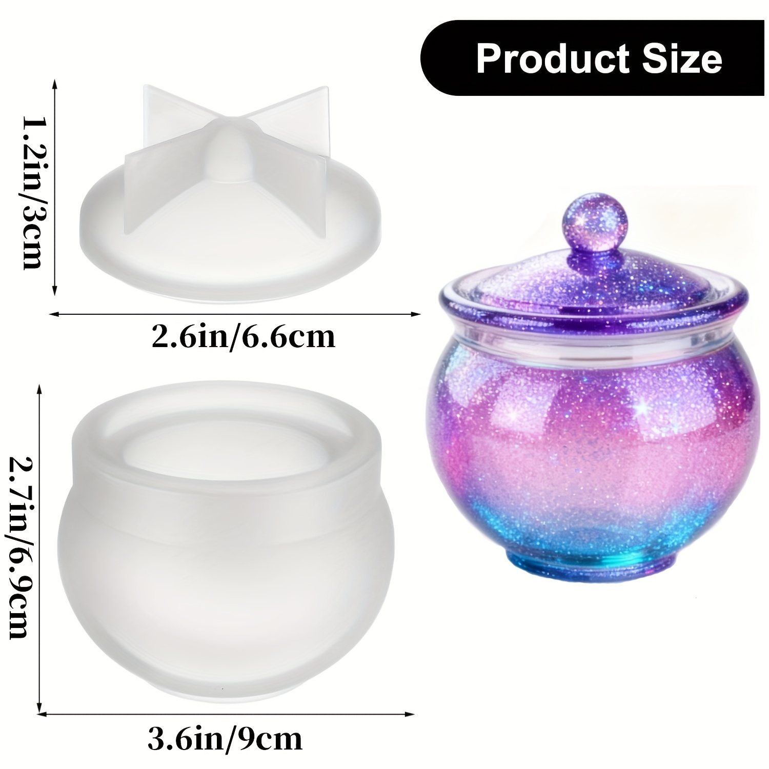 مجموعة واحدة من قوالب الراتنج  - مراجعة Candle Making Moulds وسعره
